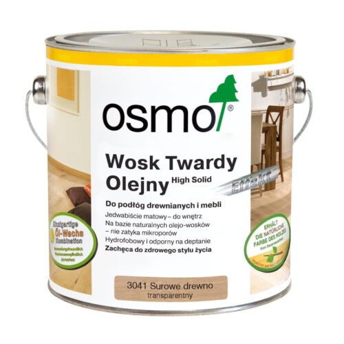 Osmo Wosk Twardy Olejny Effekt Surowe Drewno 0,75L