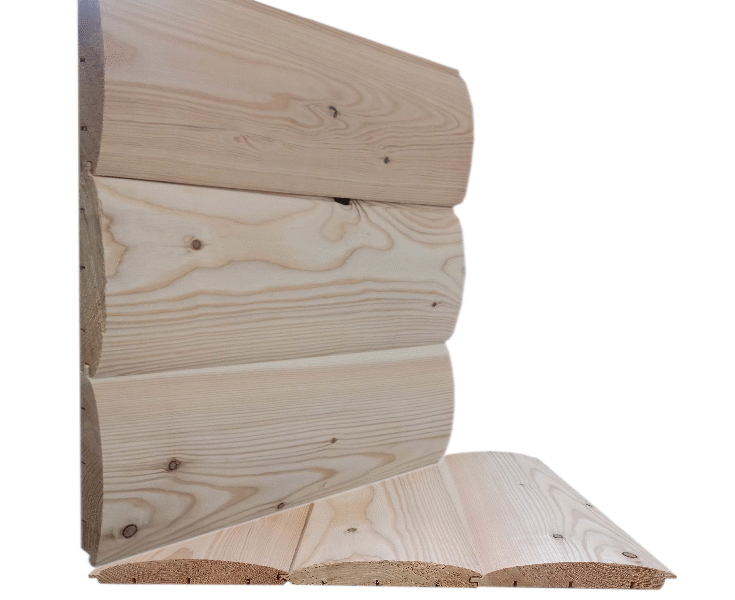 Deska elewacyjna Świerk PÓŁBAL 22x140 mm