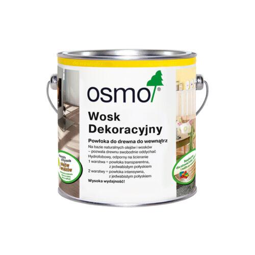 Osmo wosk dekoracyjny transparentny 0,75L