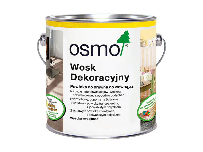 Osmo wosk dekoracyjny transparentny 0,75L